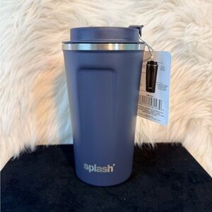 Splash Navy Blue Insulated Travel Mug with Lid